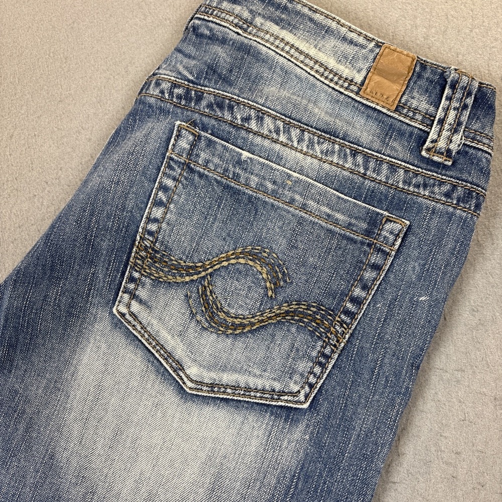 Maurices Morgan New Boot Jeans Womens‎ 13/14 Reg Blue Bootcut Mid Rise